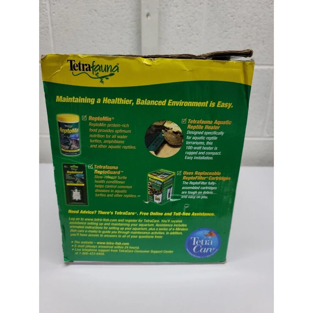Tetra Decorative ReptoFilter, Terrarium Filtration, Keeps Water Clear